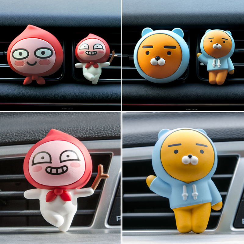 New little yellow duck lucky cat car car outlet cartoon cute incense car perfume decoration female