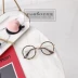 Kính cận thị khung nữ phiên bản Hàn Quốc của thủy triều retro cá tính trong suốt phẳng gương tròn dễ thương có độ bảo vệ sinh viên mắt kính rayban Kính