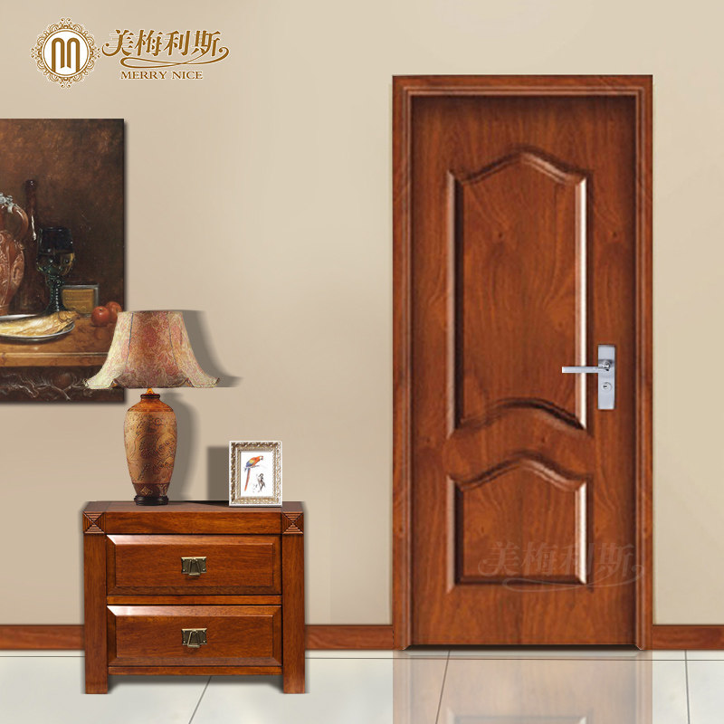 Memelis Compound Solid Wood Baking Lacquered Door Suit Door Bedroom Door Room Door Solid Wood Veneered with K03-Taobao
