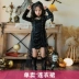 Halloween trẻ em Gothic đậm phù thủy váy bé gái quỷ nhỏ cos trang phục phù thủy trang phục sân khấu google halloween 2018 Trang phục haloween
