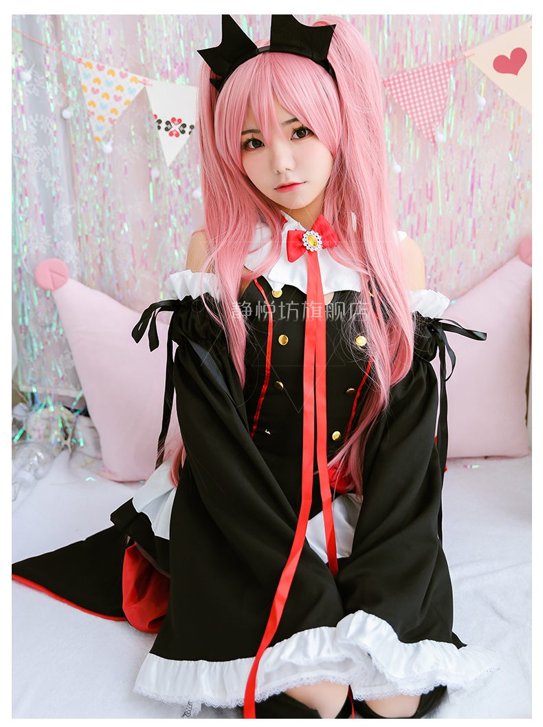 Sự kết thúc của các thiên thần rực rỡ Cruzuru COS trang phục cosplay ma cà rồng chọn Pepsi Gothic Queen cosplay halloween