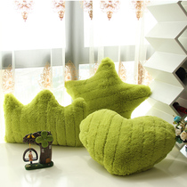 Ou Xuan ins net red office backrest bay window pad love nap pillow Solid color cute cushion Plush Nordic