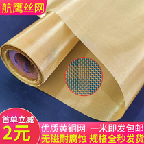 Brass mesh 20 mesh 40 mesh 60 mesh 80 mesh 100 mesh Paint Filter Copper Mesh Copper Wire Mesh electromagnetic shielding mesh