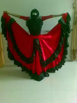 540 degree opening dance dress dancing dress Spanish Black Lotus skirt