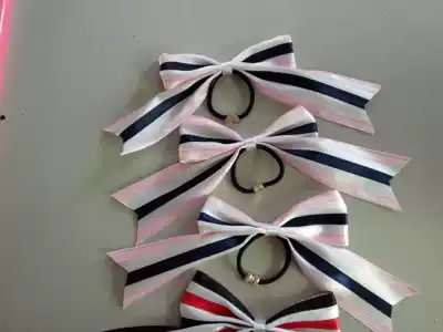 La La Aerobics games Hair accessories Hairpin head flower streamers Dance performance l Bow tie headdress
