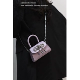 Портативная маленькая цепь с бантиком, помада, наушники, сумка для телефона, изысканный стиль, 2023