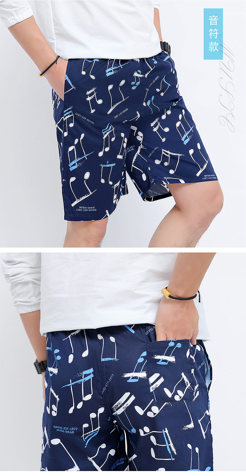 Nam cực cotton pajama quần nam quần short mùa hè lỏng phần mỏng cotton home shorts nam quần bãi biển năm điểm quần