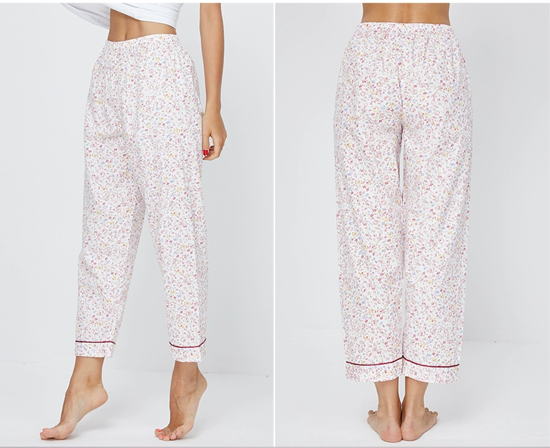 Nam cực mỏng phần pyjama quần nam quần cotton nhà quần phụ nữ dài lỏng quần cotton đồ ngủ nam và nữ quần nhà quần ống rộng nữ