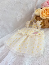 Original handmade custom pet clothes dog cat summer sunscreen sling skirt Teddy Pomeranian Bichon Pony