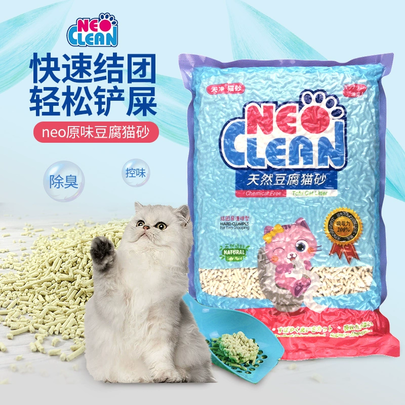 tân mèo xả rác đậu phụ cát gốc đậu phụ mèo xả rác mèo 6L khử mùi không bụi 10 kg hương vị ban đầu được bán riêng - Cat / Dog Beauty & Cleaning Supplies