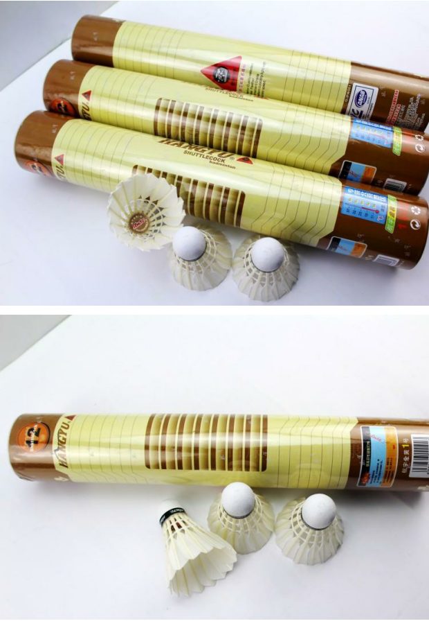 Authentic HANGYU Jin Hangyu Golden Cầu lông số 1 thi đấu HY.1 với Balls Stable 12 Pack dây quấn cán vợt cầu lông