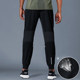 Men's Sports Pants, Ice Silk Thin Quick-Drying Loose Breathable Summer Woven Fitness Training Running Basketball Pants