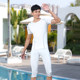Swimming Trunks Men's Suit High-Elastic Quick-Drying Three-Quarter Pants Summer Swimming Equipment