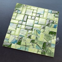 Зеленый, ручная роспись