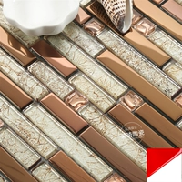 Короткая полоса розового золота с задним клеем (Self -Stick)