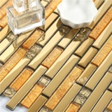 Стеклянная мозаика из нержавеющей стали, головоломка, зеркальный эффект