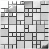 Модный свет роскошный металлическая из нержавеющая сталь мозаика фоновая стена ktv бар кухня спальня спальня унитаз