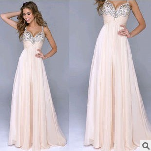 Deep V suspenders open back sequined tube top dress 