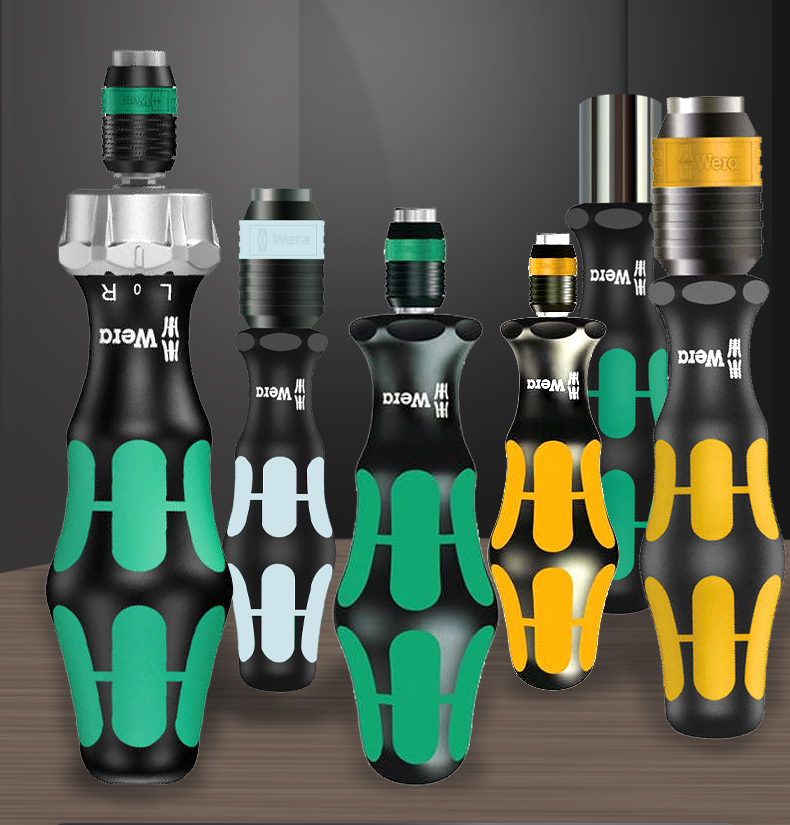 German Wera WERA 813R 816R 817R 816RA ratchet screwdriver handle screwdriver 1 4