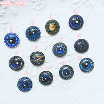 DIY cartoon doll Man Puppet wool felt animal specimen glass eyeball eyeball eyewear BE6-20MM