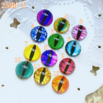 DIY Doll Doll wool felt animal specimen leather inlay glass eyeball Eyeball eye eye prosthetic eye 25MM N