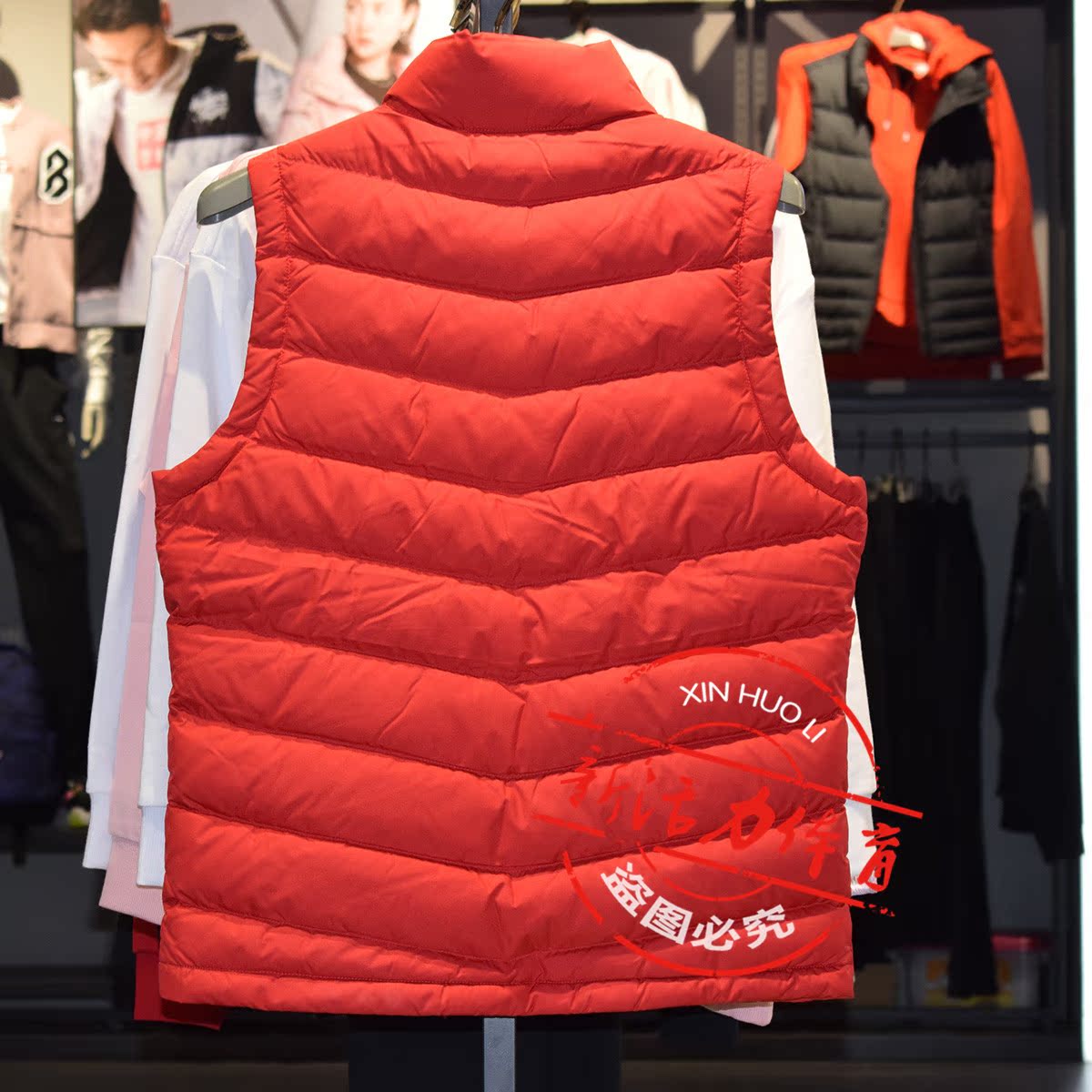 Áo khoác thể thao nam Li Ning xuống mùa đông 2018 xuống vest AMRN033 - Áo thể thao áo khoác sát nách nữ