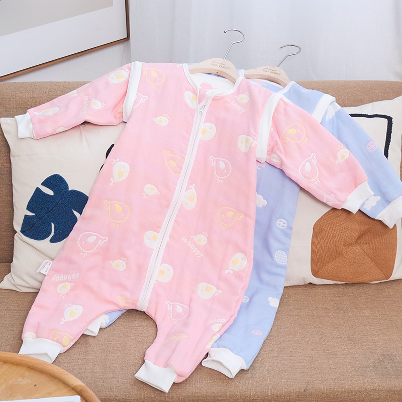 3 floor 6 layer of pure cotton yarn baby baby kick - proof baby climbing to Harjie spring and summer soft breathable