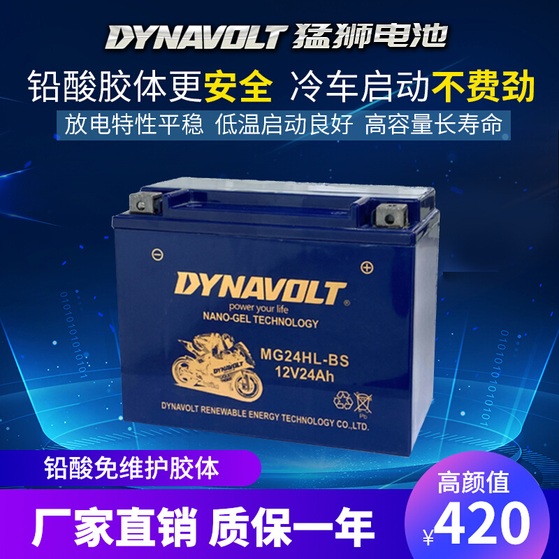 Bombardier Executive Edition reversed three-wheel Spider-Man RTS1000C 990 battery YTX24HL motorcycle 12v battery