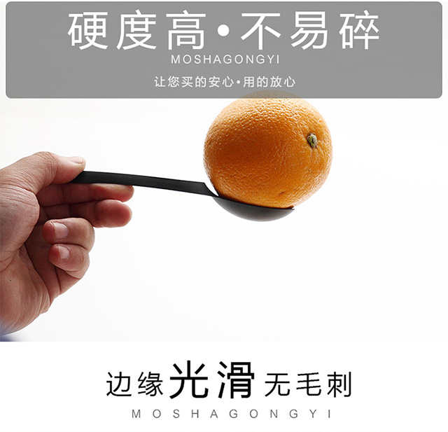 Muỗng dùng một lần bao bì nhựa muỗng nhỏ muỗng múc thìa muỗng ăn bộ đồ ăn thìa thìa tráng miệng khay gỗ đựng thức ăn