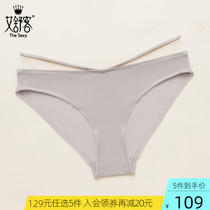 (5pcs 109)Aishuk sexy panties Low waist girl briefs Cross pants incognito cotton bottom crotch