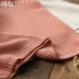 Cotton Syria M5541 xuân mới nghệ thuật retro áo len nữ áo khoác ngắn cổ chữ V cổ áo len dài tay nữ - Áo len áo len ba lỗ nữ Áo len