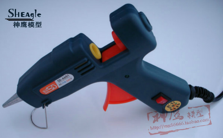 220V 220V 12V 20W hot melt adhesive gun indoor outdoor 7MM glue stick to mend glues with glue gun aeromodei aircraft