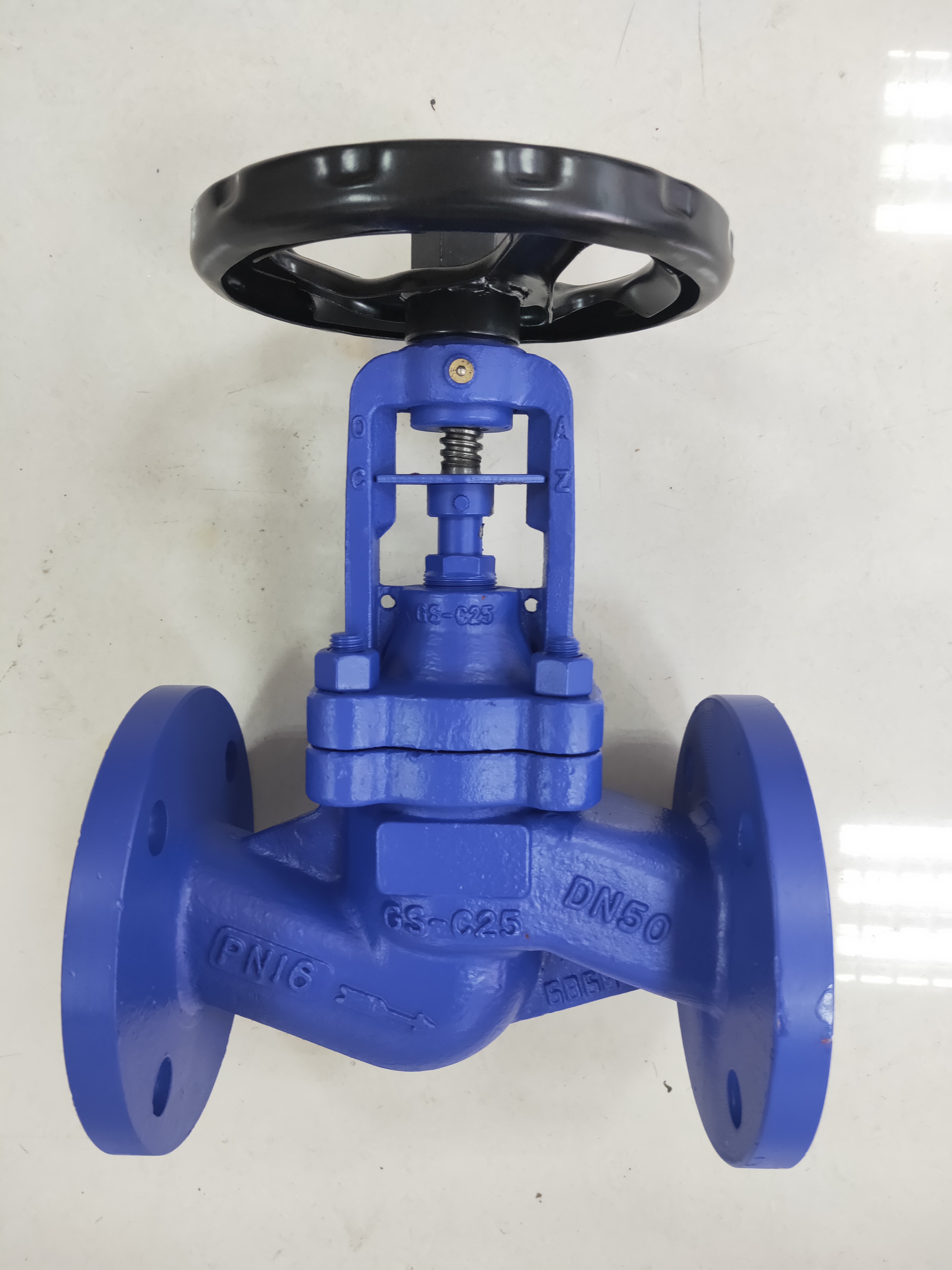 DLabel bellows flange stop valve WJ41H-16 25C DN20DN50dn80 DN20DN50dn80 steel heat oil steam-Taobao