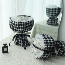 Rosewood Rosewood Flowers Net Red Ins Small Red Book Small Scents White Black Side Fragrant of the Rose Flowers Diy Material Bag