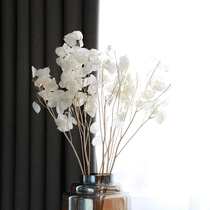 Rosewood flowers silver fan leaf dry flower folk wedding floral design home flower arrangement bottle Nordic Wind Ins