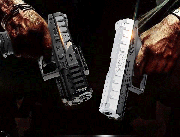 Beretta dưới sự cung cấp thủ công trở lại súng nước sống bằng bom người tinh thể loại súng lục cs để lấy súng đồ chơi của trẻ em đồ chơi bé trai