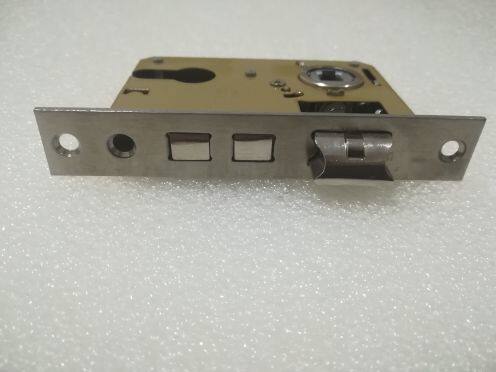 Small 50 room door lock body wood door lock body mute bearing lock body with anti-lock lock body side length 125mm