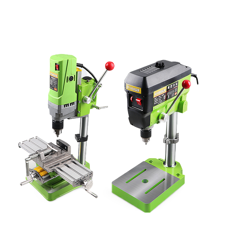 Mini desktop drilling bed Household 220v multi-functional small industrial Buddha bead making tools Mini speed control electric drilling bed milling bed