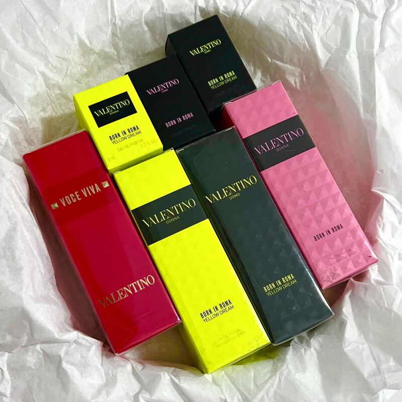 Valentino Donna Perfume/Daytime Rose/Roman/Heartbeat/Relaxed Medium Sample Q Fragrance