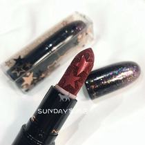  MAC Meiko 19 Christmas Limited Edition star lipstick walk of flame gold star kiss