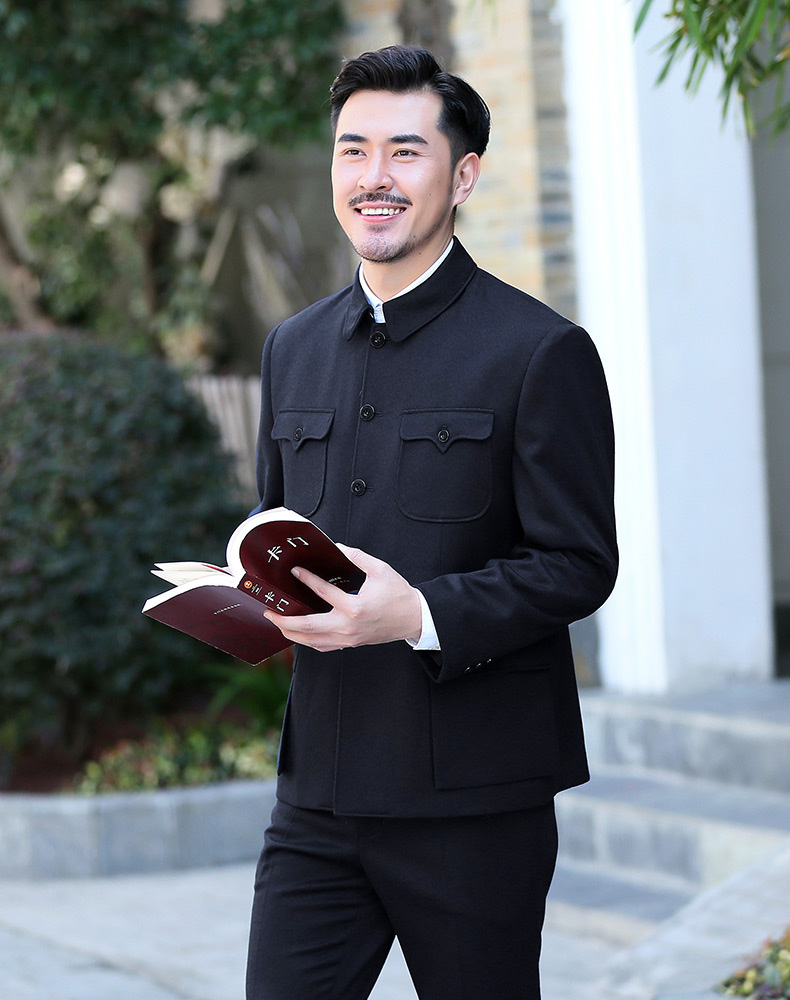 吉 爸爸 装 山服 山服 Mùa thu và mùa đông Trang phục dân tộc mới kiểu đồ bộ đẹp