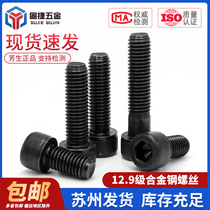 Hexagon socket screw imported 12 9 grade alloy steel cylindrical Bolt M3M4M5M6M8M10 Fangsheng extended screw