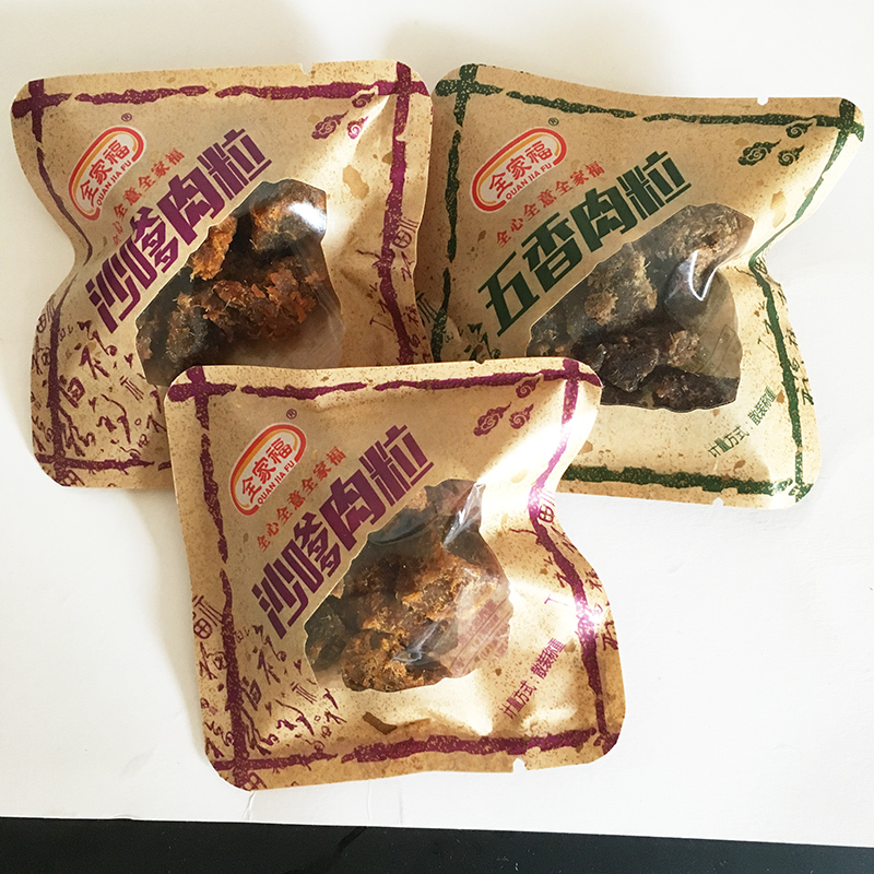 The family's fuji meat dry pork pork and smell five fragrance special small packaging snack snack 500g
