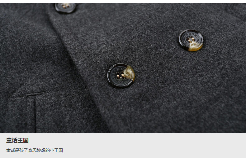 Manteau pour garcon BOBDOG en mélange - Ref 2161234 Image 31