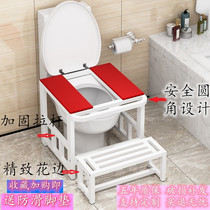 Toilet auxiliary stool for pregnant women toilet squatting pit artifact elderly squatting toilet seat stool pregnant woman toilet chair