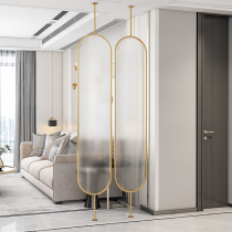 Partition decorative Net red partition Changhong glass partition art glass screen partition wall abstract painting glass partition