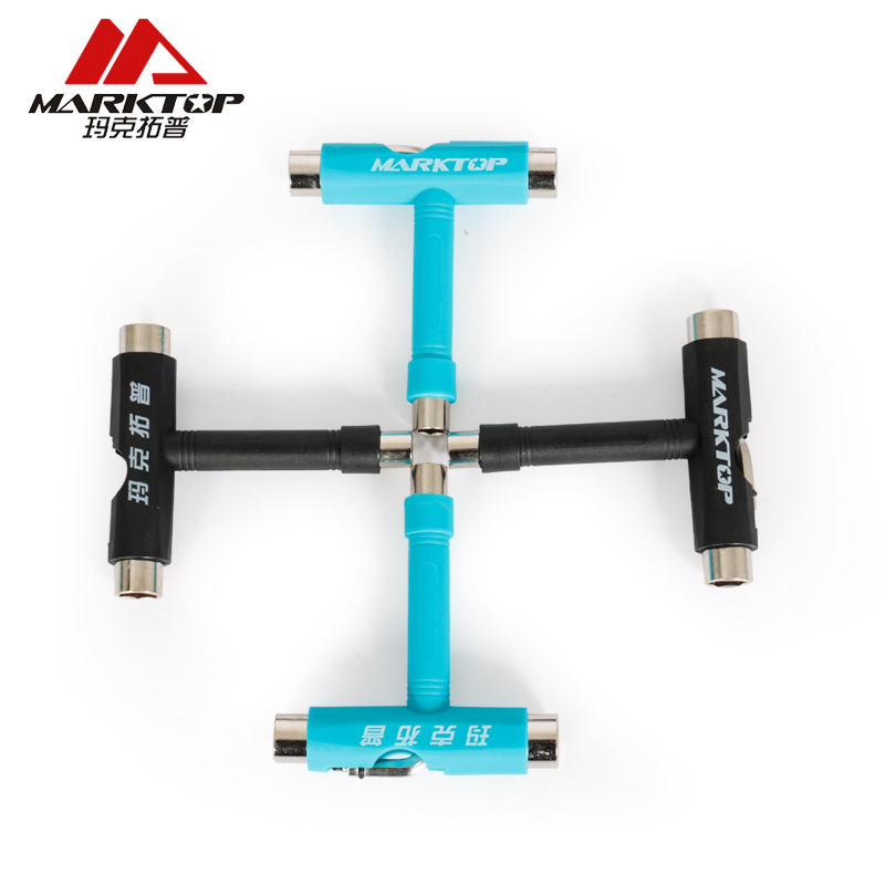 Mark Top Skateboard T-Wrench Glove Barrel Professional Skateboard Commissioning Tool Mount Multi-Purpose T-Wrench