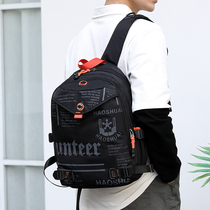 Fashion trend small shoulder bag mens multi pocket light leisure new mens small backpack camouflage travel cloth