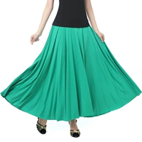 Зеленая длинная юбка