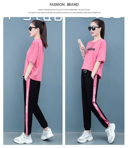 Спортивный спортивный костюм для отдыха для спортзала, комплект, 2020, по фигуре, оверсайз